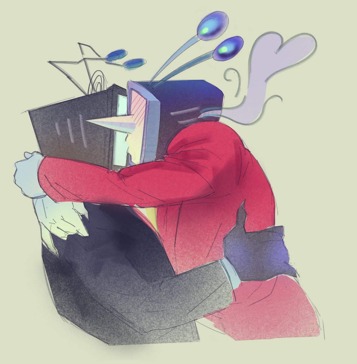 killllingtime's tweet photo. Woah mama #doublefeacher #deltarune https://t.co/l2YT5rfO0j