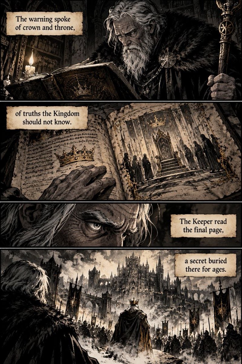Hallowkingsol's tweet photo. 👑 ACT II — THE AWAKENING
CHAPTER VII
The King was buried.
His name was erased.
His story was meant to end there.
It didn't.
📖 ACT I — Chapters I–VI  in the replies to the pinned post on our profile.
 ACT II continues in this thread.
The Awakening begins. 🎃👑 https://t.co/pQShtgVaKJ