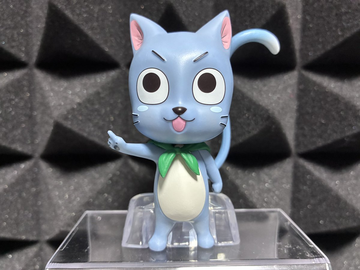 stone_poison_'s tweet photo. フェアリーテイル 一番くじ
C賞 ハッピー MASTERLISE

めっちゃハッピーで小さくて可愛い😭
MASTERLISEフィギュア史上最小では？！

単体でも最高なんだけど、ナツと一緒に並べたかったです……いつかきっとナツも手に入れます！

#フェアリーテイル #一番くじ #ハッピー https://t.co/4UOwlhOFQx