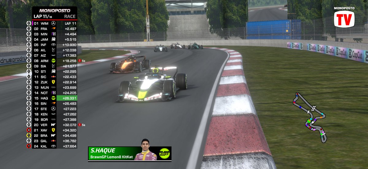 KobayashiS62814's tweet photo. #AnotherGP
Rd.3レース結果🏁(S49)天候:☀️
【Race result】
🥇🇺🇦A.Wimper
🥈🇮🇹G.Franco
🥉🇬🇧L.James
4位🇹🇷B.Minaz
5位🇮🇳Aile
6位🇮🇹K.Infi
7位🇪🇺D.Aizen
8位🇲🇾Nothing
9位🇩🇪N.Munich
10位🇺🇸T.Armstrong https://t.co/ZYJcKkFHsj