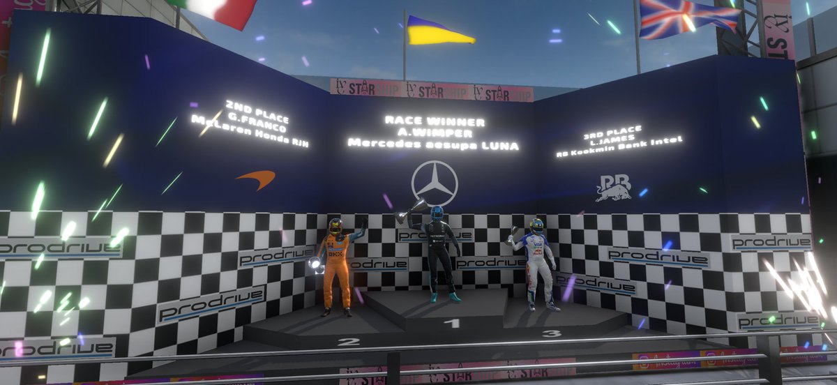 KobayashiS62814's tweet photo. #AnotherGP
Rd.3レース結果🏁(S49)天候:☀️
【Race result】
🥇🇺🇦A.Wimper
🥈🇮🇹G.Franco
🥉🇬🇧L.James
4位🇹🇷B.Minaz
5位🇮🇳Aile
6位🇮🇹K.Infi
7位🇪🇺D.Aizen
8位🇲🇾Nothing
9位🇩🇪N.Munich
10位🇺🇸T.Armstrong https://t.co/ZYJcKkFHsj