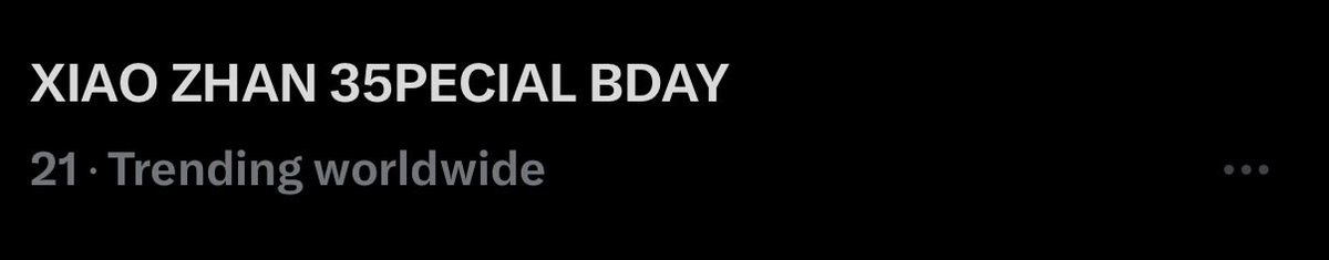 prettybetty1005's tweet photo. Keep up the good work guys! We are trending at number 21 then jumping at 19 now! 

XIAO ZHAN 35PECIAL BDAY
#XiaoZhan35RoyalCelebration #Happy35thBirthdayXiaoZhan https://t.co/ZoKbQq8Q9V