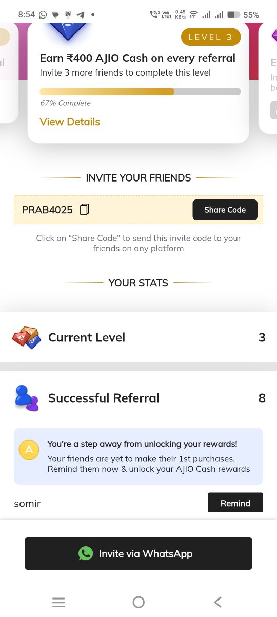 Suiswap_IDO's tweet photo. @AJIOLife @AjioCares Misleading info by your customer care! Earlier you told me unlimited refer &amp; earn, no limit. Never told about Rs.1500/month cap. Now after 8 completed referrals you say max 1500 only. Please credit my pending full reward. @relianceretail https://t.co/clPTnvtTO8