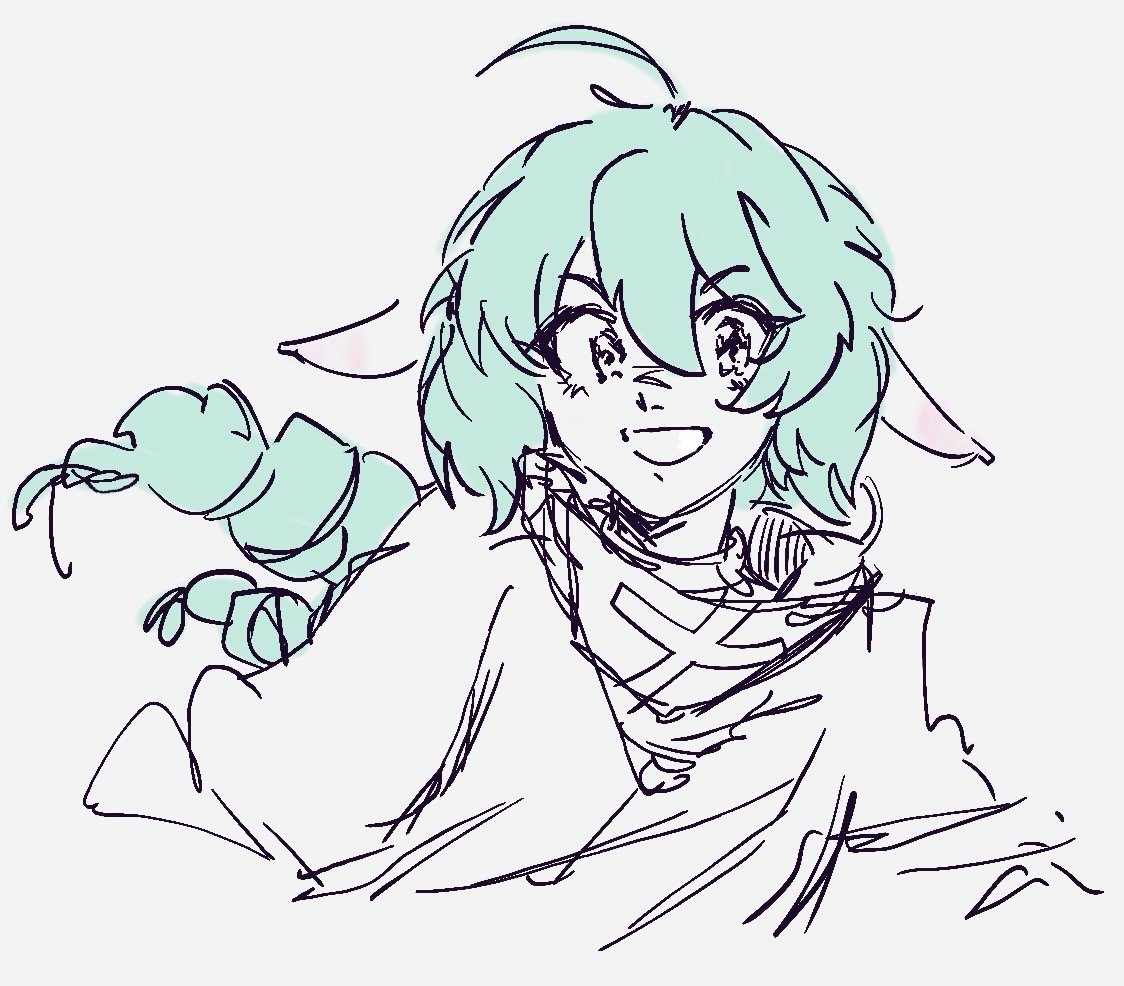 PotassiumHere's tweet photo. Goodmorning, Happy Sunday! 
Some fanart from my discord 💙💙 https://t.co/L6NZghMTa8