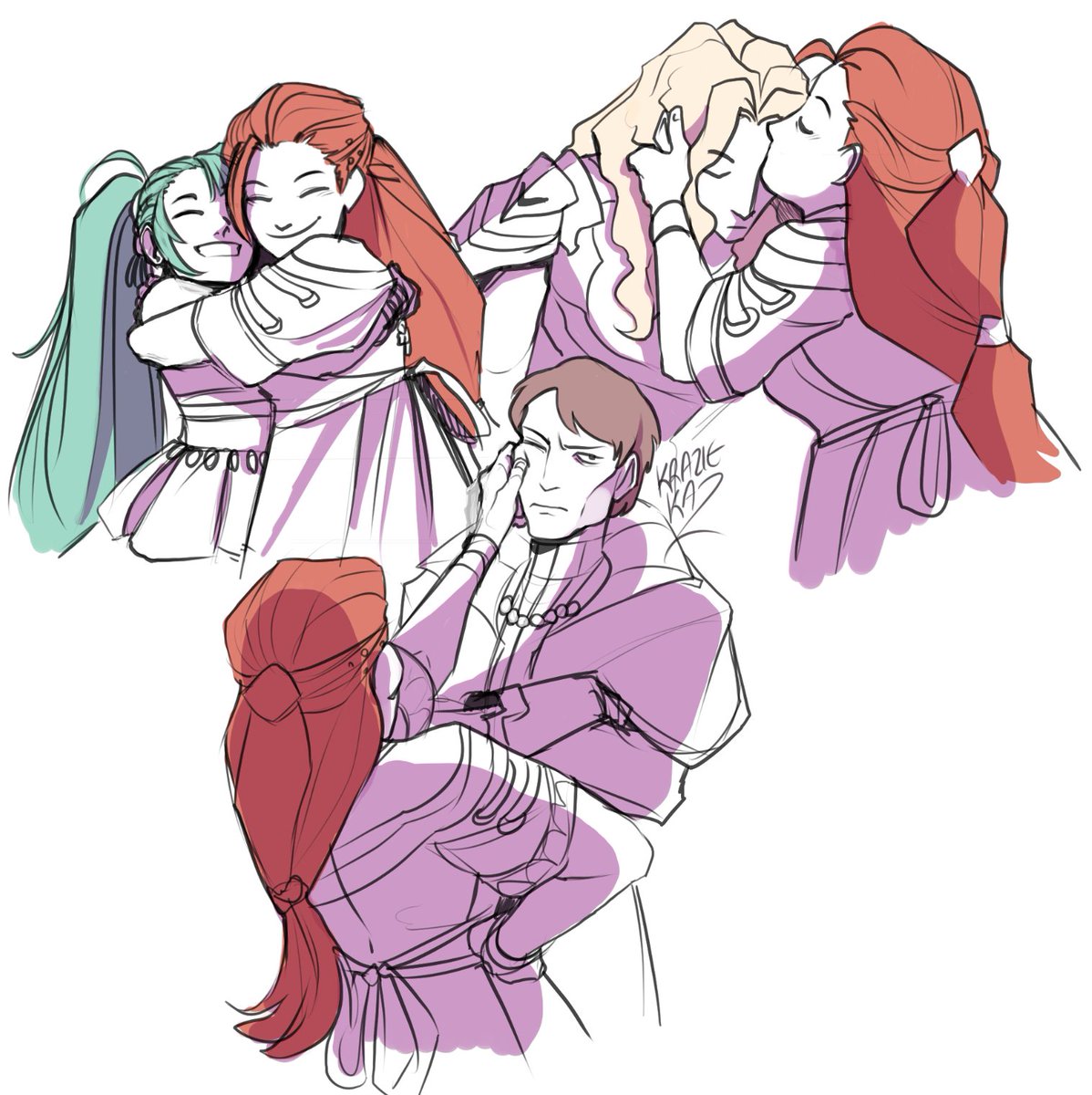 krazieka2's tweet photo. Misc Dietrich drawings https://t.co/bCFqMou1XN