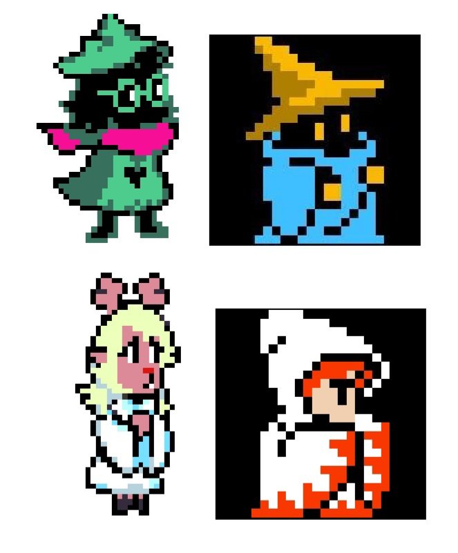FoursideKM's tweet photo. people always talk about mother 3 and stuff but deltarune seems pretty damn inspired by final fantasy 1 honestly https://t.co/E5UtEZJh4v