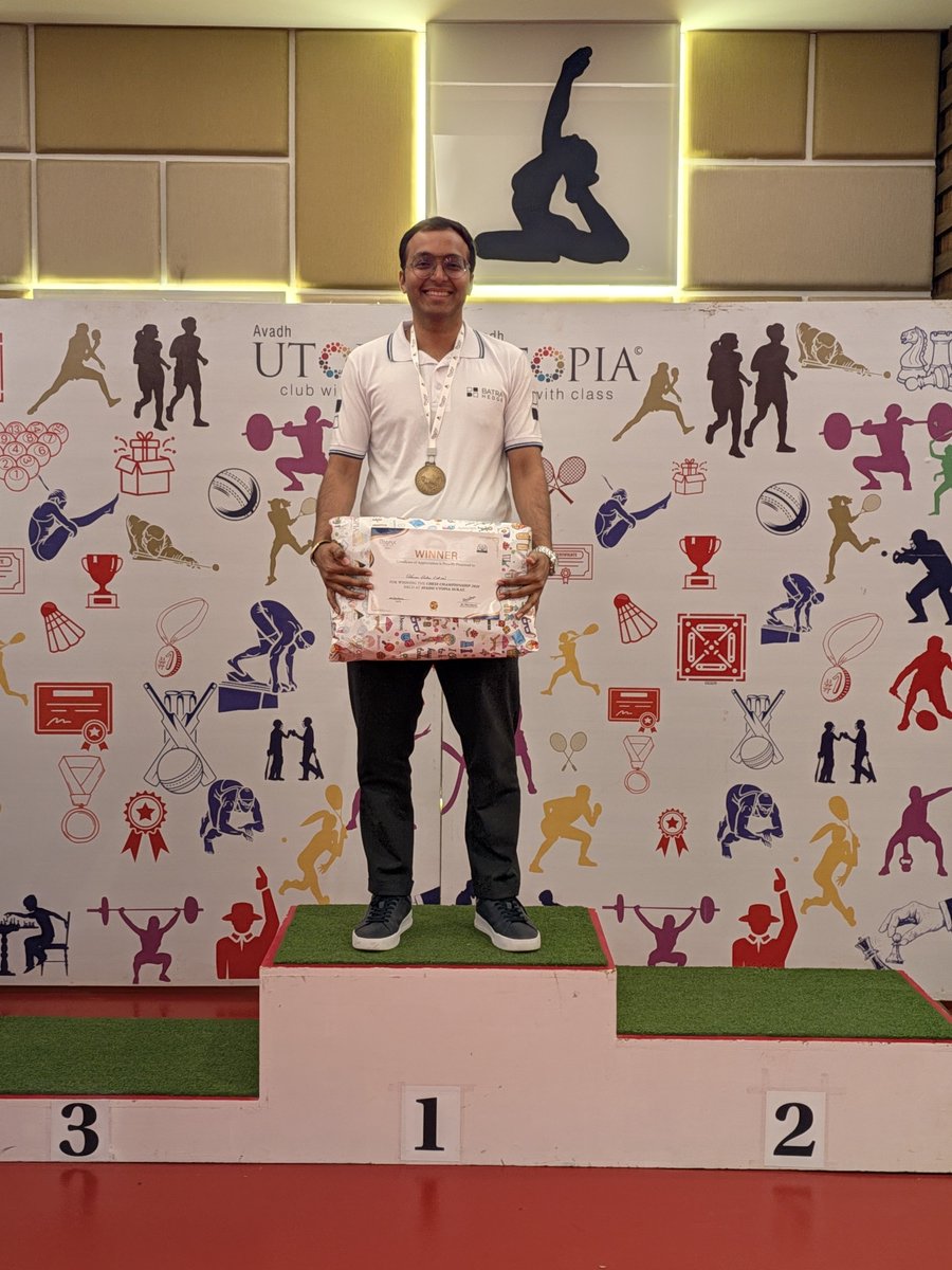 bhuvanbatra's tweet photo. Won the chess tournament @avadhutopia by wining 5/5 games through 2-4th Oct 2026.

Did you know Batra Hedge’s logo is inspired by Chess? ♟️

The philosophy
In chess, you don't win by making one brilliant move.
You win by thinking ahead, managing risk, understanding your opponent and staying patient.

Investing
Every position is a decision.
Every move has a consequence.
And sometimes, the best move is to do nothing.

The brand
♟️ Chess inspired the logo.
📈 Markets inspired the business.
🧠 Strategy connects both.
Batra Hedge — Think beyond the next move.