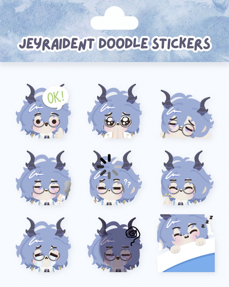 ryl_xy_'s tweet photo. I made a free for personal use doodle sticker pack themed around Jey! These are quick and simple doodles for sticker reactions that people may use~ ✨

(Link below) https://t.co/o2SmXPwdfJ