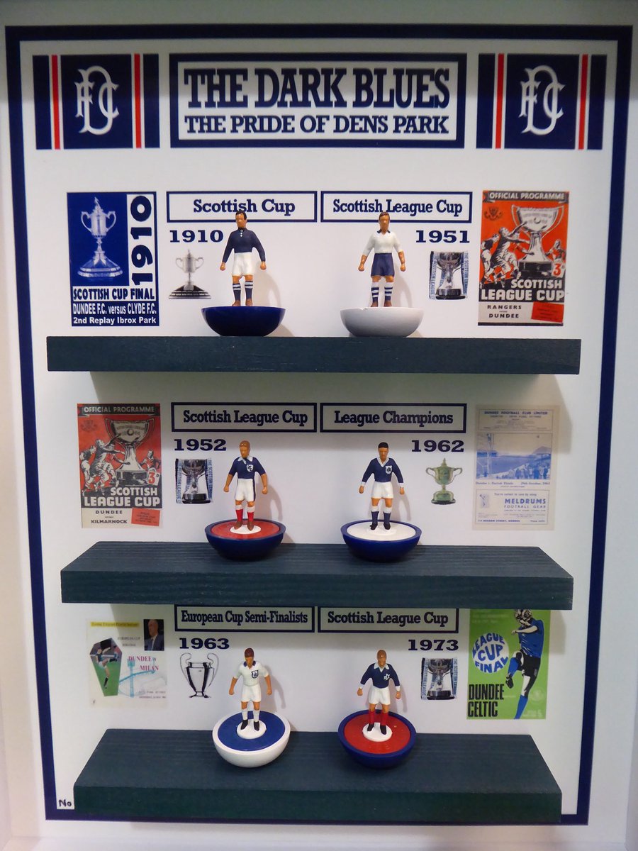 helcol123subbu1's tweet photo. Into the Dark Blue side! Dundee FC historical subbuteo frame. Euro Cup can be changed to older cup if required.
DM @helcol123subbu1 if interested.
@thedarkblues @DFCDSA @thedarkblueside #thedee @DensParkChoir @NoContextDFC #dundeefc #dfc @FifeDarkBlues @uwtbpodcast @Dee_4_Life https://t.co/kaaBsmiLk4