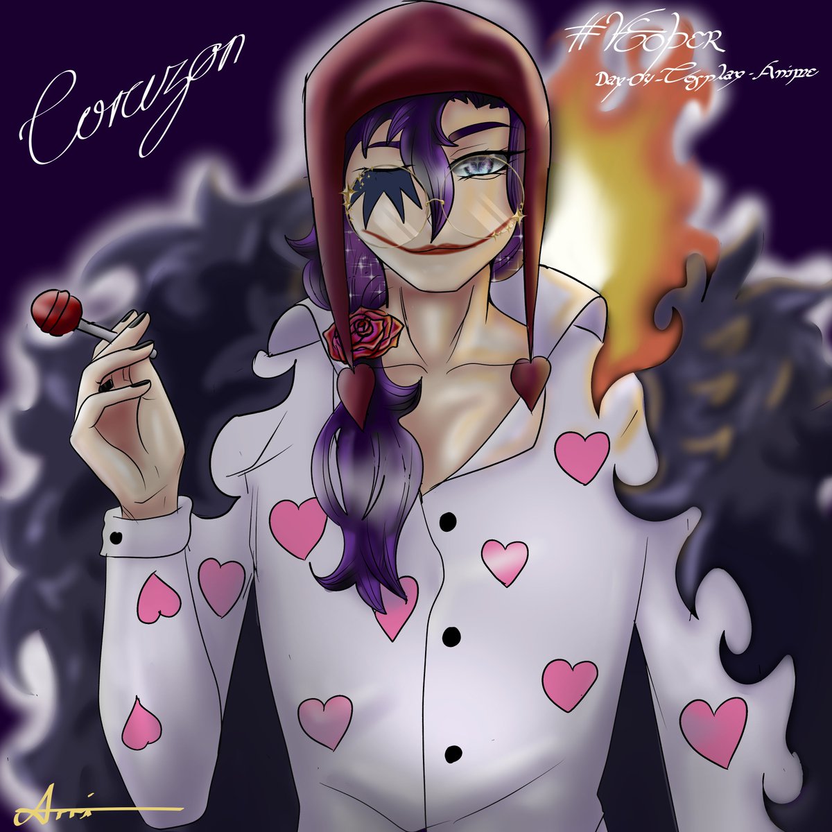 vt_arri's tweet photo. #Vtober - DAY 4 - Cosplay Anime
Corazon - One Piece (The best boy) https://t.co/lGbtkdbC3x