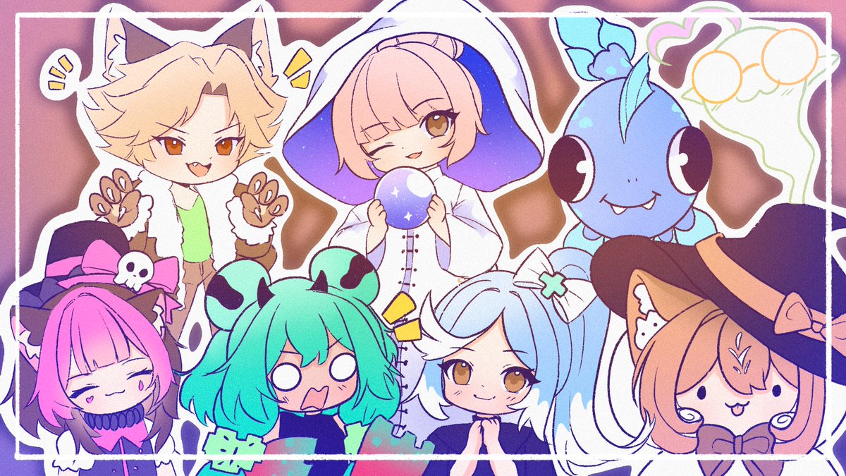 VtaminiVT's tweet photo. Our talents have a Werewolf and REPO collab in about 50 minutes at 10am PT!! 

They’ll do anything to stay alive…Come see which talents survive 👻

🎨 Liyonoko https://t.co/WbCnrhRo34