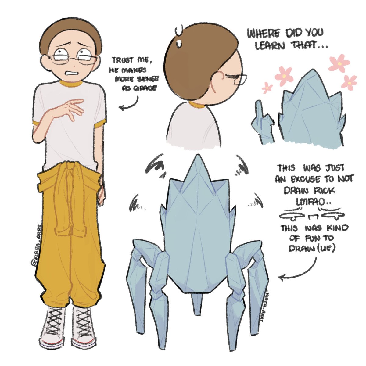 Kirita_arrt's tweet photo. awh geez, statement 💥 #rickandmorty https://t.co/q75A6lc6cf