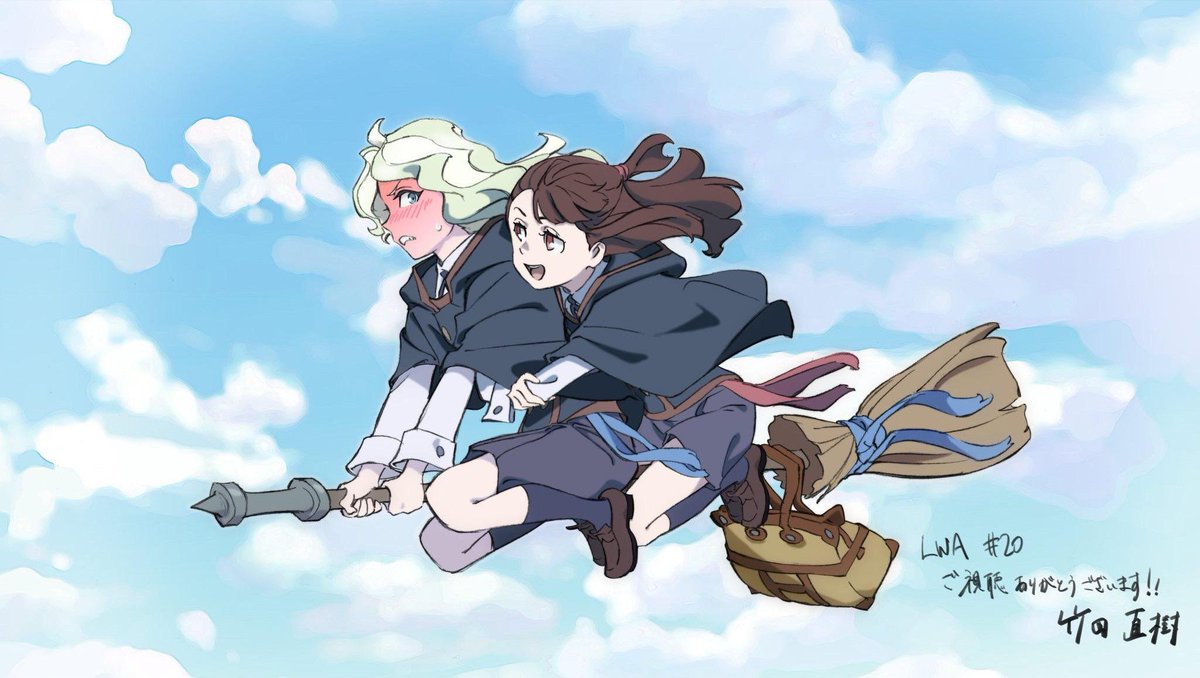 guiltycrab's tweet photo. you're falling for the genderbent dr*co m*lfoy big rowling psyop when you could be drawing diana little witch academia instead!!! also she's actually gay https://t.co/Hw4wHh2XCl