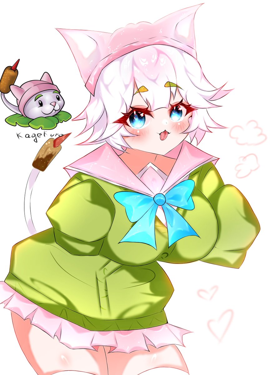 Himimiruchan's tweet photo. Kitty 🌱🌸 

#pvz #pvz2 #pvzfanart #plantsvszombiesfanart #plantsvszombies #illustration‌‌ https://t.co/mx00glmrsc