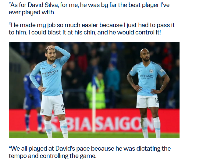 jhbe1tadfa's tweet photo. @nku3he @dahirmo17 No matter who Silva played with, Silva himself made Mancity a better team.. https://t.co/TfJPWNayfD