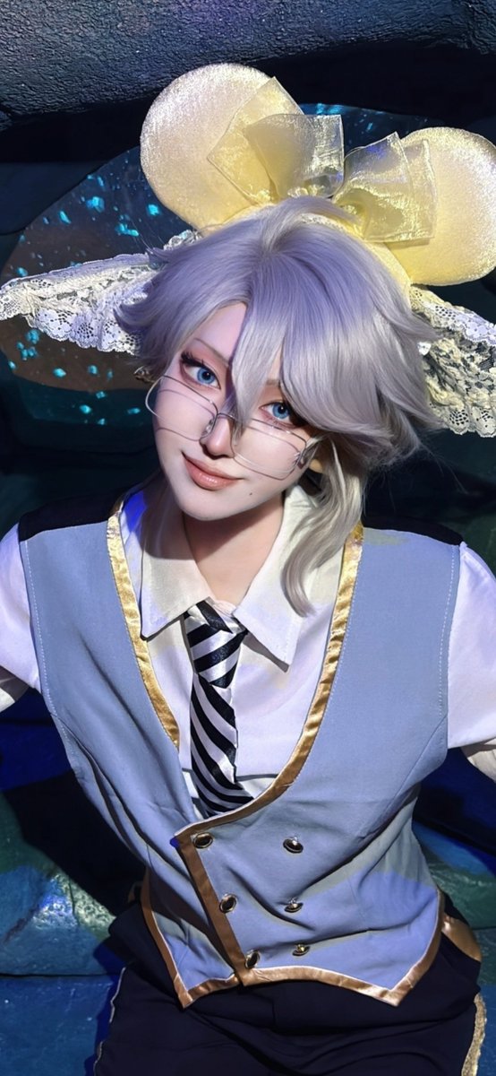 paya_paya_cos's tweet photo. 改めて前半から楽しすぎて😭三人もやらせてもらえたの超感謝すぎる😭😭😭一緒に行ってくれた皆ありがとうねホントに🥹

#Dハロ仮装2026
#Dハロツイステ https://t.co/Y7ceejmTCD