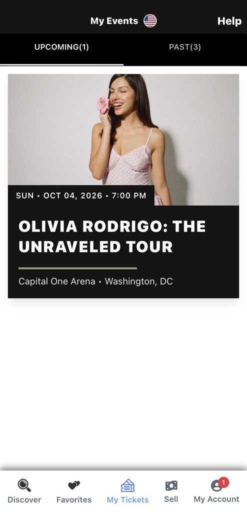 loorouk's tweet photo. Hey Is anyone looking for Olivia Rodrigo tickets at Capital One Arena in Washington, DC on Sunday 10/04 

My friend fell sick so I won’t be attending the concert without her 😭

#WTS tickets for $200 each!
 
Selling below what i paid for! 

DM privately if you’re interested! https://t.co/dnkCqp9Tg6