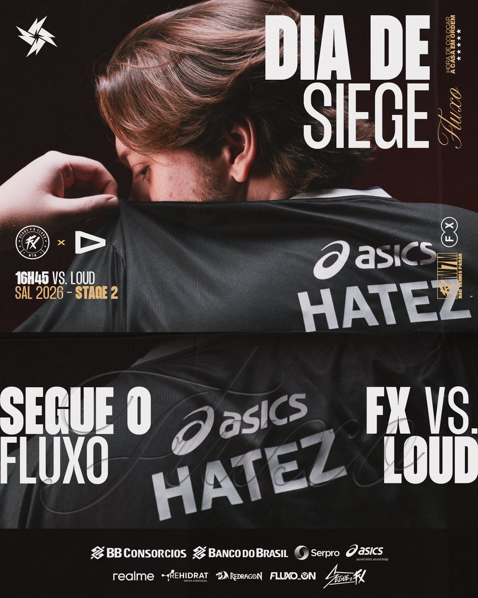 fluxow7m_r6's tweet photo. É HORA DE BUSCAR O TOP 4 🔥

Hoje, às 16h45 contra a @LOUDgg 

Contamos com a torcida de vocês! #SegueOFX https://t.co/8B6C0OAnji