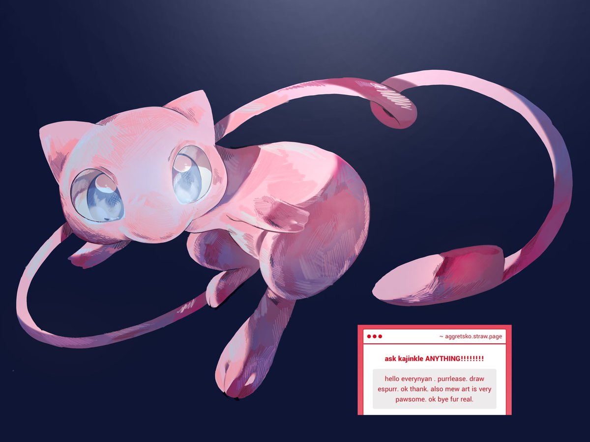 kajinkle's tweet photo. 🐱🐱🐱🐱🐱#mew #pokemonㅤㅤㅤ https://t.co/xb7D6xAHtK