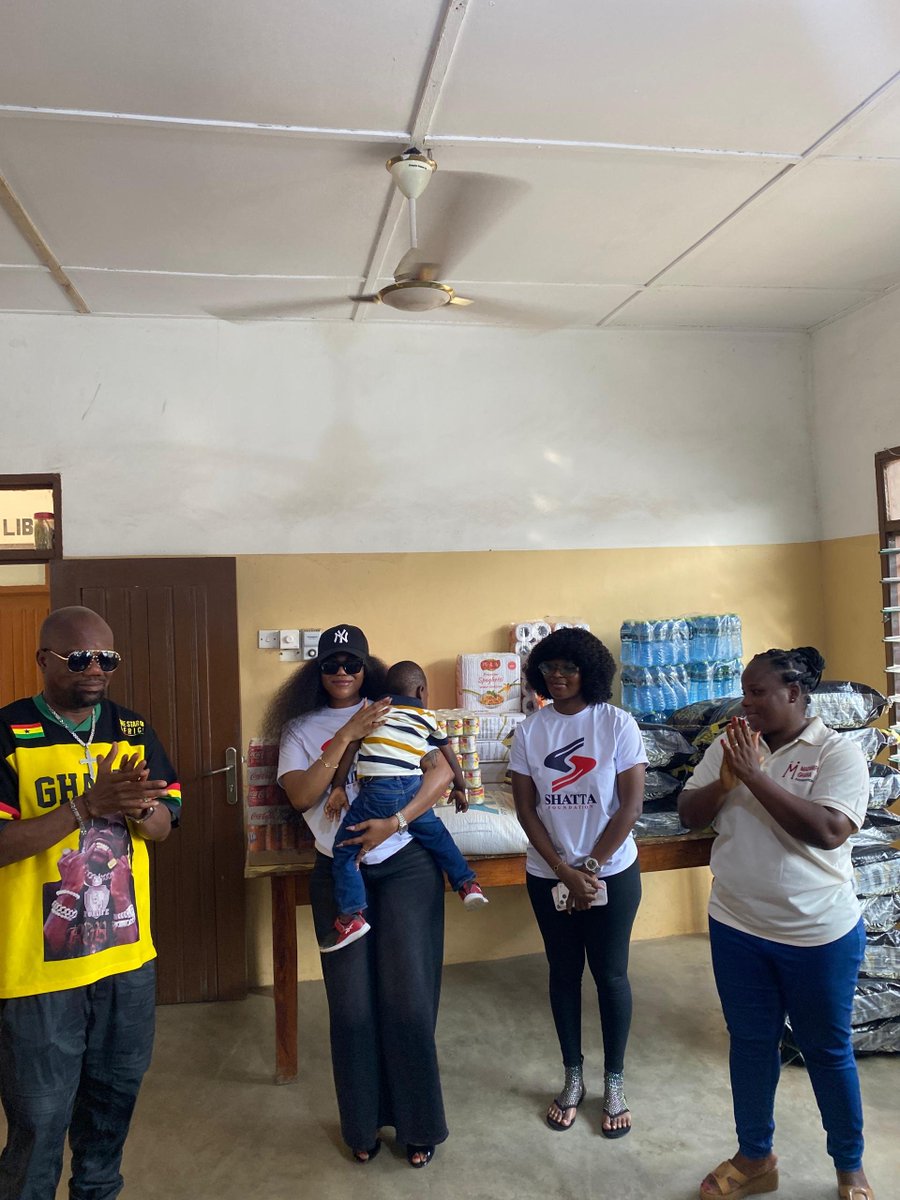 RayAnkrah0's tweet photo. After making history in Ho, love leads the way! ❤️

After their husband Shatta Wale made history with the massive #ShattaFestHo, his beautiful queens, Queen Maali and Queen Shugar, have shown that the SM Family is not just about music, but about love and giving back.

The two Queens led the Shatta Foundation to visit an orphanage in Ho to donate food items, clothes and other essentials to the children, putting smiles on their faces.

This is what royalty does! When the King conquers, the Queens bless the land. Shatta Wale didn't just come to entertain Ho, he came to leave a mark and his family is continuing that legacy of love.

God bless Queen Maali and Queen Shugar for this kind gesture. The people of Volta will never forget this! 🙏🙌

This is why we say Shatta Wale is different. It's bigger than music, it's a movement of love!

#ShattaFestHo #ShattaWale #ShattaFoundation #QueenMaali #QueenShugar #SM4LYF #GiveBack #Volta