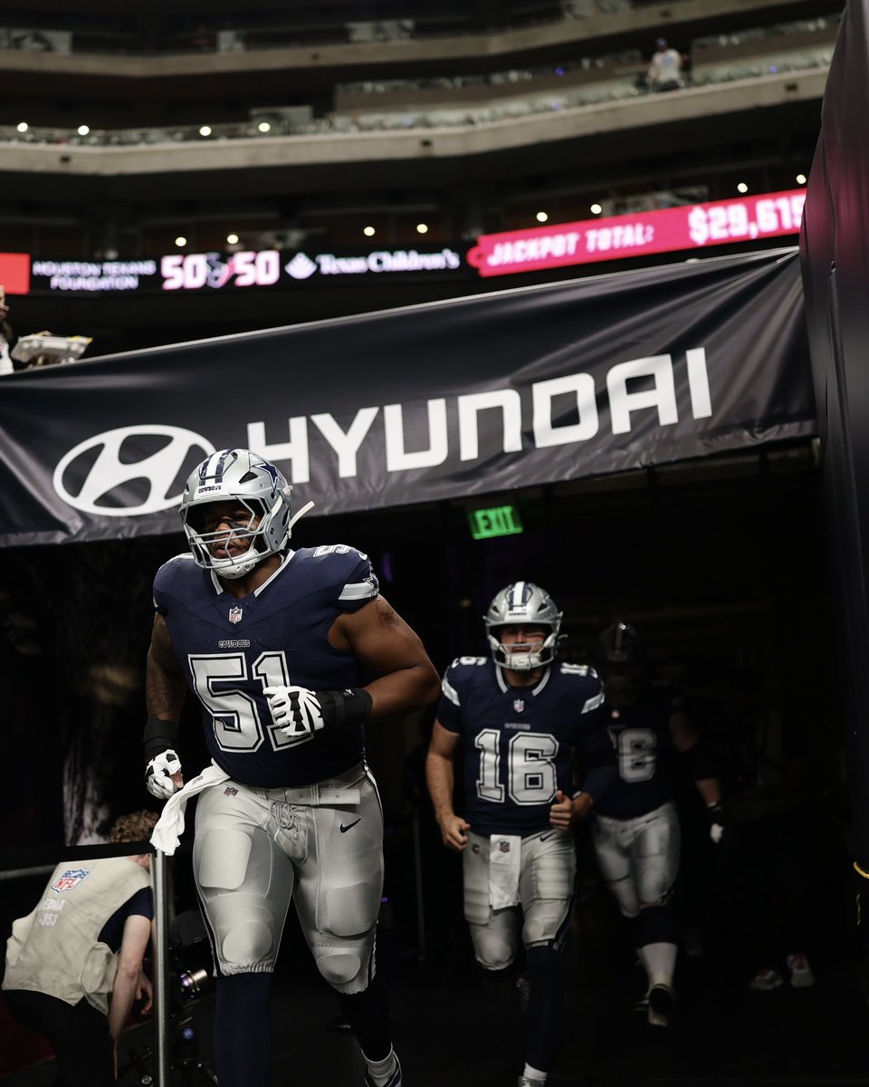 dallascowboys's tweet photo. the ‘Boys in the navy 😮‍💨

#DALvsHOU | #DallasCowboys https://t.co/LGDkWiAqrZ
