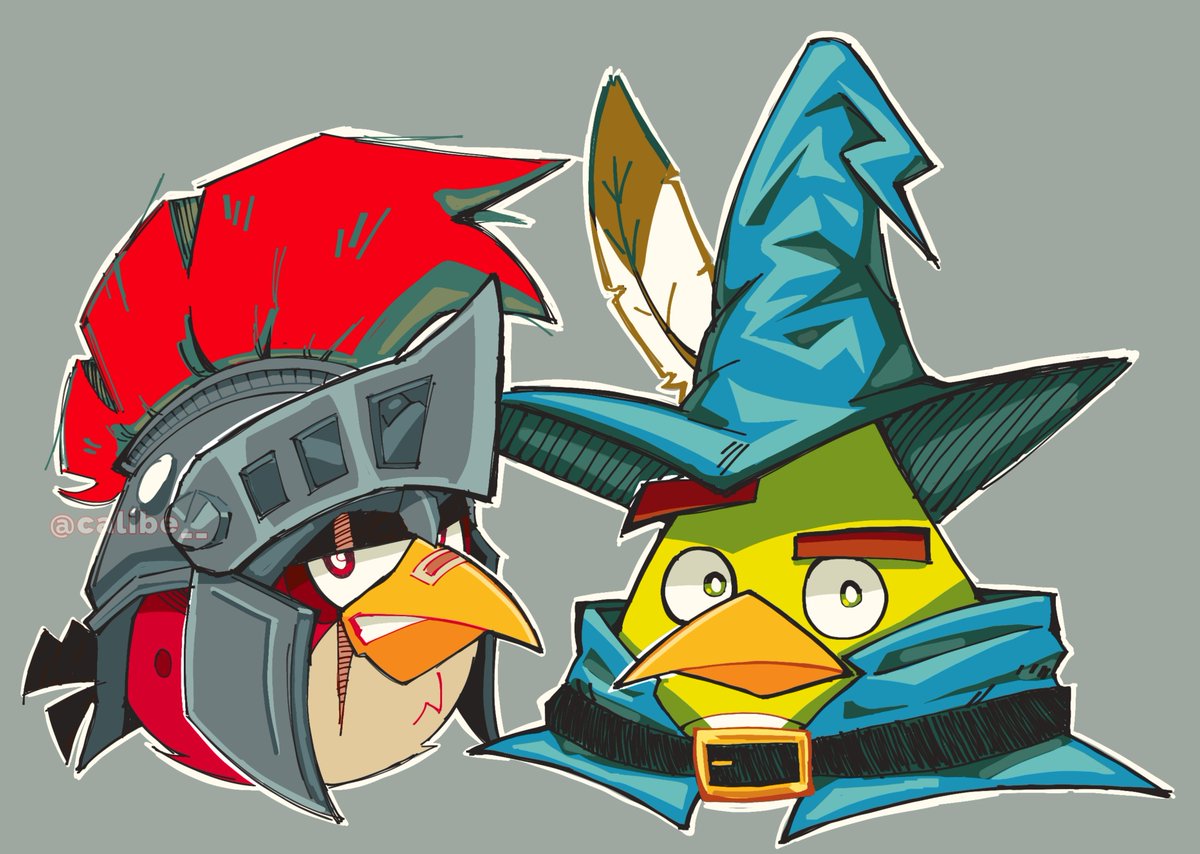 Calibe__'s tweet photo. Conceptual designs for my AU
#AngryBirds https://t.co/HJWm95xJOs
