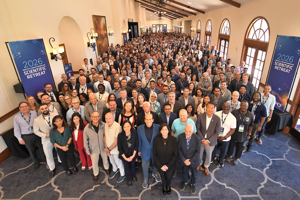 PCFnews's tweet photo. The world’s leading prostate cancer researchers came to Carlsbad to share their work, and patients and caregivers came with the questions that matter most. 

For 33 years, PCF has brought science and lived experience together to move research forward.

#PCFRetreat26 https://t.co/pCCgry1wk4
