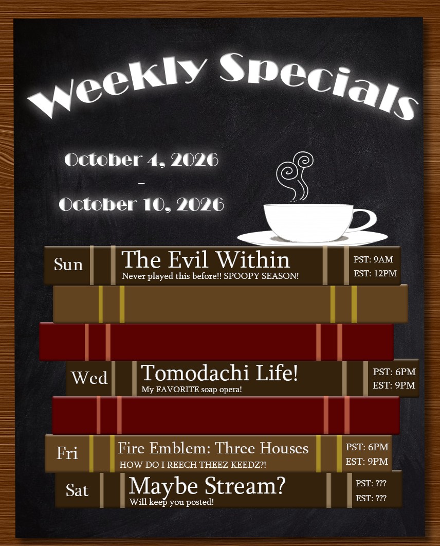GingerbeardVT's tweet photo. WEEKLY STREAM SCHEDULE 📙 Oct 4-10: More Spooky Season! Starting THE EVIL WITHIN today! Possibly more this week (will keep you posted). Come watch me get scared!
Live: https://t.co/1yK9NFP2Ab
Vids & Clips: https://t.co/6BvTiSyssV
#Vtubers #ENvtuber #streamer https://t.co/9Ua0tnsgGB