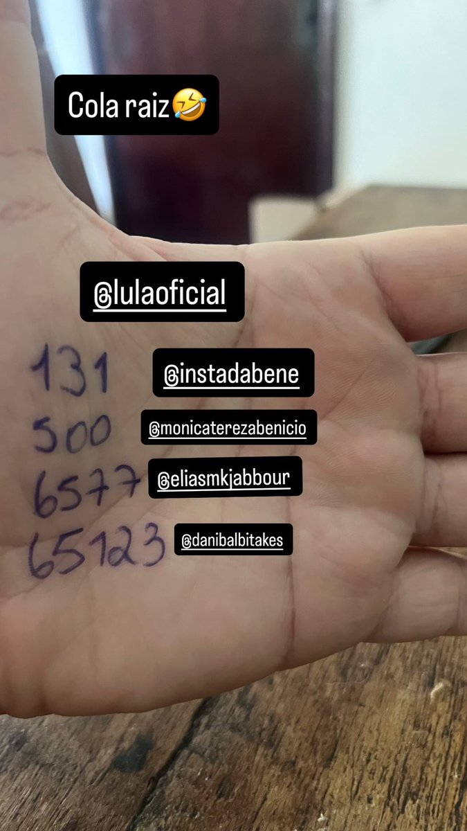 djChico17's tweet photo. @LulaOficial 
@dasilvabenedita 
@monica_benicio 
@danielibalbi 
@eliasjabbour https://t.co/EjA9g0L2f7