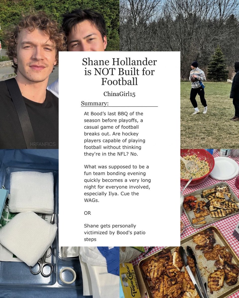 HRfanfics's tweet photo. “shane hollander is not built for football” by chinagirl15

🔗 https://t.co/ol9ZcxxICn https://t.co/7jA4E1ANZi