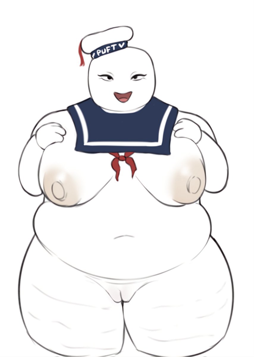 Hewa_Art's tweet photo. Stay Puft Marshmallow Woman 🩶
#nsfw #rule34 https://t.co/Kz7EHKEo1K