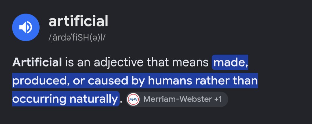 anabology's tweet photo. With recursive self improvement, "artificial" is a misnomer now, since the machine is building itself

No longer made by humans https://t.co/Z9nrb9rYFF