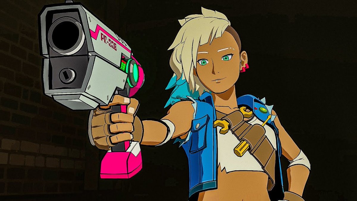 urfaveisafruit's tweet photo. Today’s LGBTQ+ Character of the Day is Peppermint Vandelay!

She is a canon Queer character from Hi-Fi Rush!
#HiFiRush https://t.co/sjO9Hwr3lT