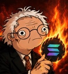 MYGAMIO34669's tweet photo. The funniest part of $BURNIE might be that the character looks like he already knows what’s happening.

Even when nobody else does. https://t.co/IIDOgAWUBT