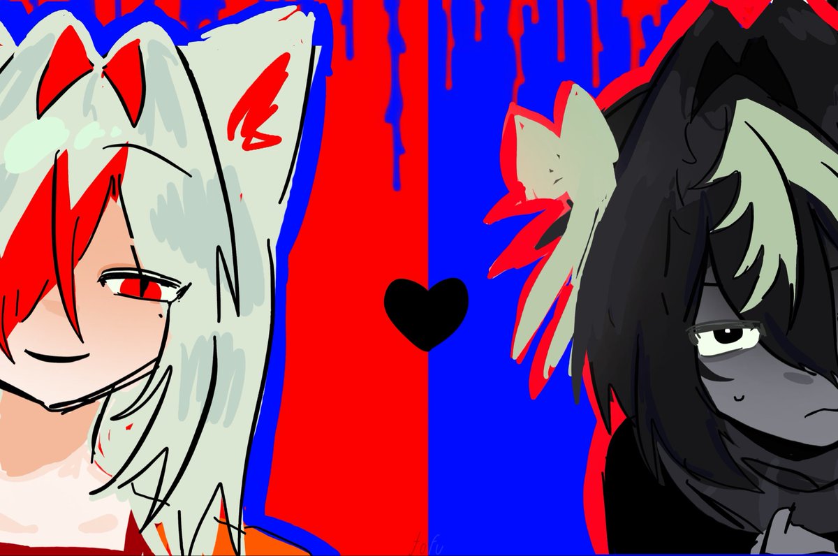 towfyu's tweet photo. Jealousy

#luminaryduo or #oriondiv
#unserioussmp #fanart https://t.co/7npbtk70ER