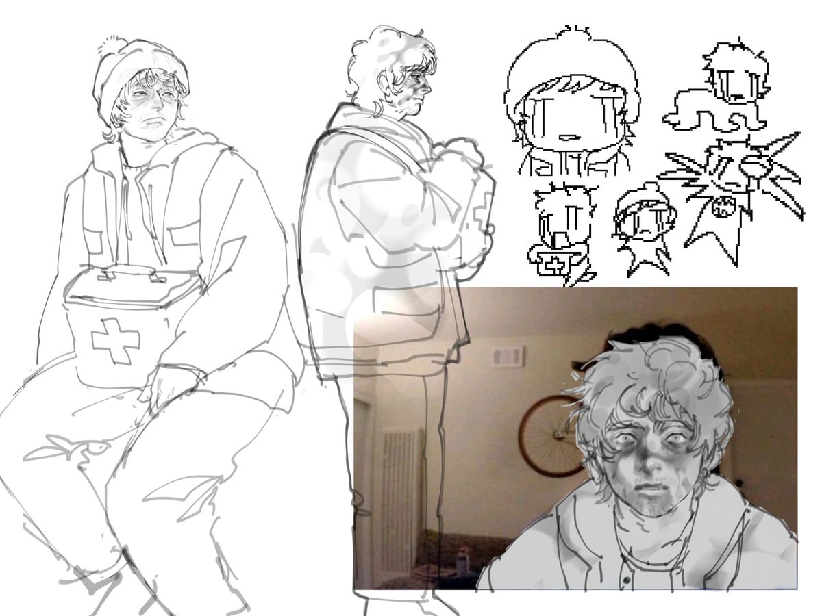 a99lepie_'s tweet photo. Bryan warmup...i couldn't capture y/n's beauty... #ResidentEvil #bryanhodukavich https://t.co/XhGpeEypCi