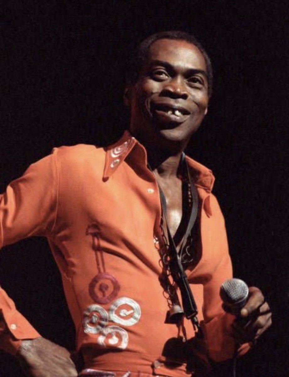 Baloxxd's tweet photo. Fela the Baptist .                          Burna the messiah. https://t.co/AAL2kUOqNz