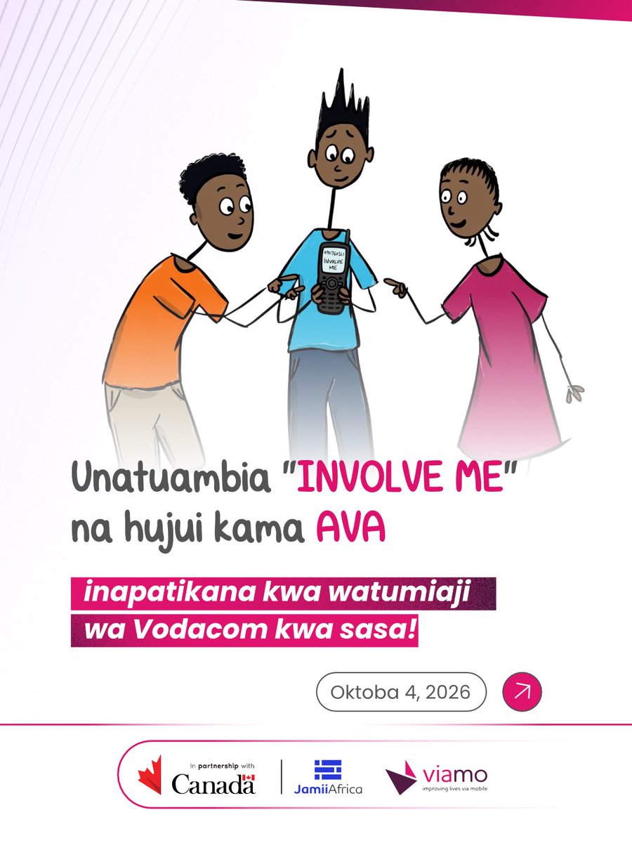 JamiiForums's tweet photo. Wikiendi yako haiwezi kukamilika kama hujaongea na AVA akupe mipango mipya, Piga sasa namba 0901760321 kisha fuata maelekezo.

Zaidi https://t.co/osjDKa58oS

#JamiiForums #OngeaNaAVA #MuulizeAVA #MshirikisheAVA https://t.co/TMJPgiECNY