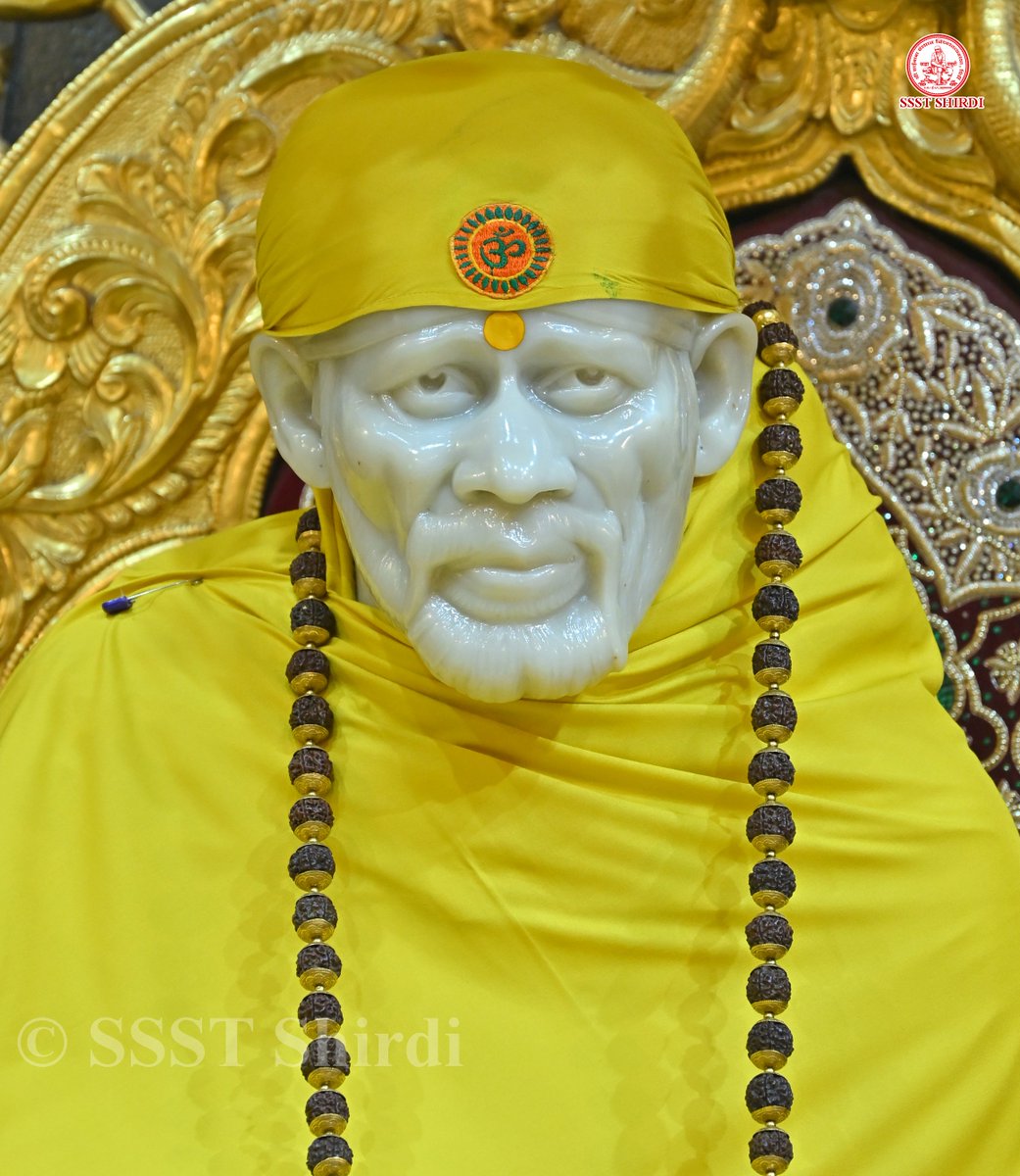 SSSTShirdi's tweet photo. श*!! ॐ साई राम !!*
*श्री साईबाबा संस्थान विश्वस्त व्यवस्था,शिर्डी*
*!! ॐ Sai Ram !!*
*Shri Saibaba Sansthan Trust, Shirdi*
≈≈≈≈≈≈≈≈≈≈≈≈≈≈≈≈≈ 
*आरती :- शेजारती*
*रविवार ०४ ऑक्टोबर २०२६*              *Aarti :-Shejarti*
*Sunday 04 October 2026* https://t.co/fBU5hq4Eto