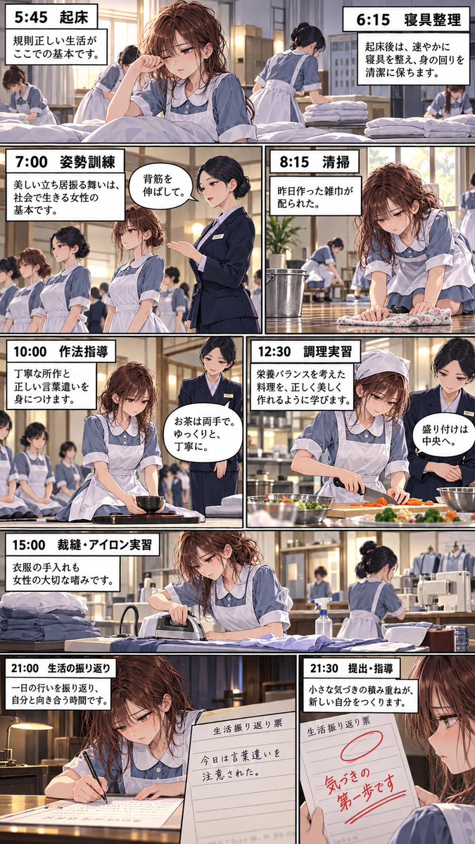aididprison's tweet photo. 『白いエプロンの向こう側』(2/3)
#女囚漫画 #女囚 #逮捕 #DID #AIart https://t.co/yC75dR7uLA