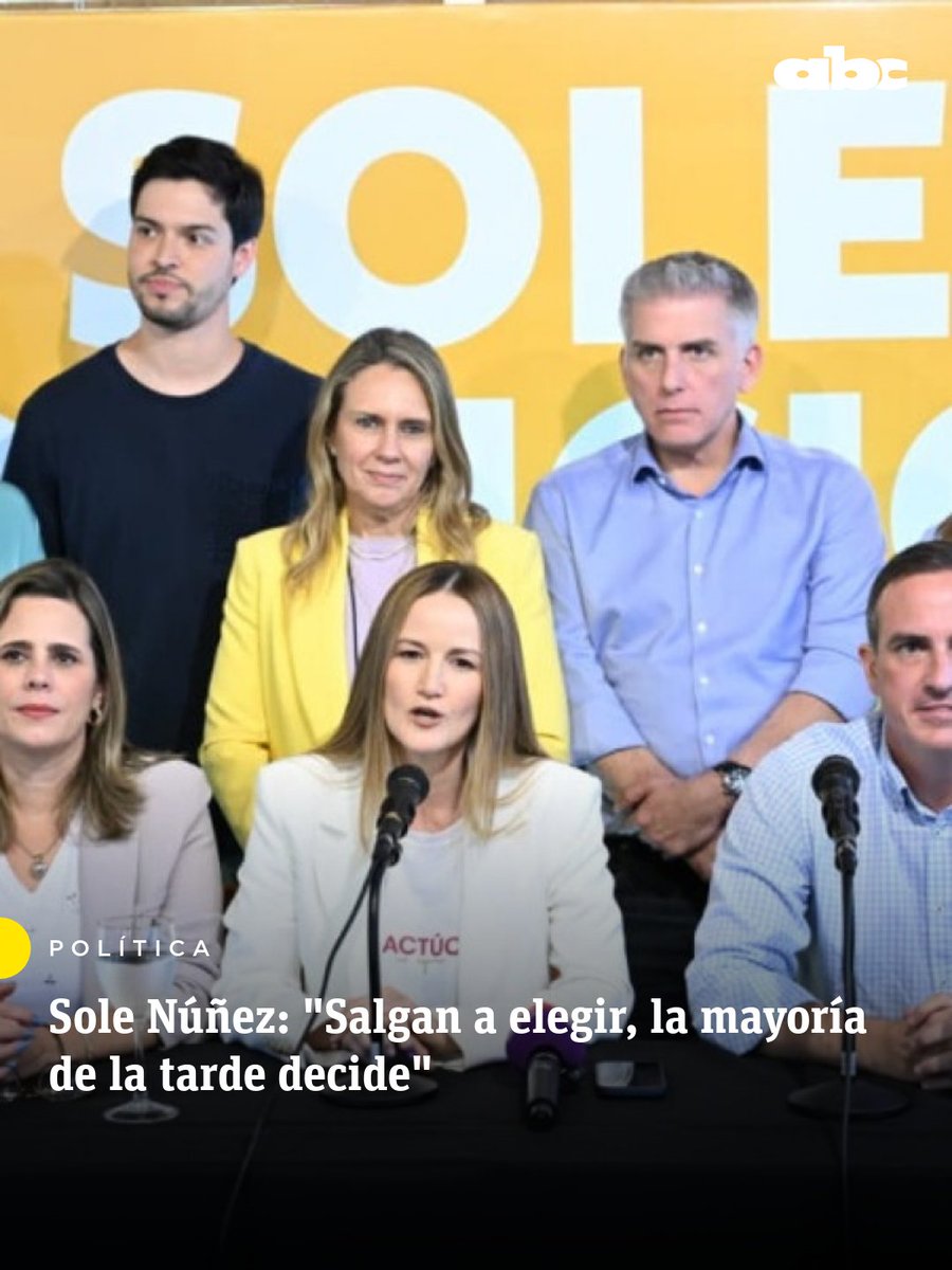 ABCDigital's tweet photo. Soledad Núñez insta a la ciudadanía a salir a votar: "No queremos dejar de insistir, que la gente vaya a votar", expresó la candidata a intendenta por la oposición.

🟥EN VIVO https://t.co/z91e83ko4Z https://t.co/HGJx2UG4xO