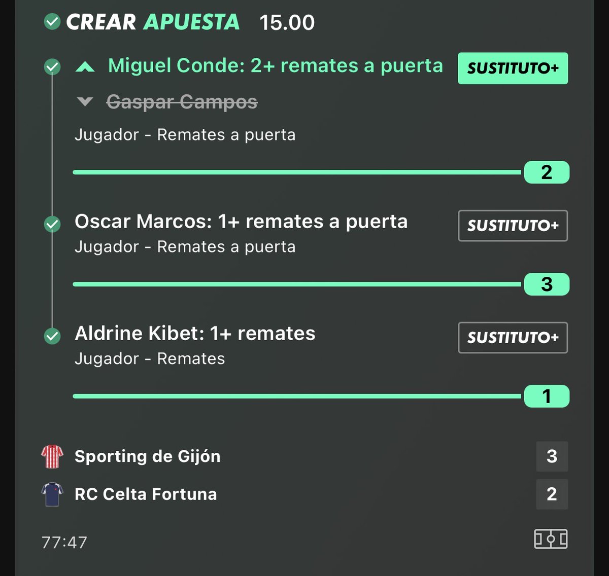 CodigoPicks_'s tweet photo. Guille no hizo la falta pero por el canal (link en BIO) nos hemos llevado esta pedazo de cuota 15 😆😆😆 https://t.co/FEsIkZWwKb