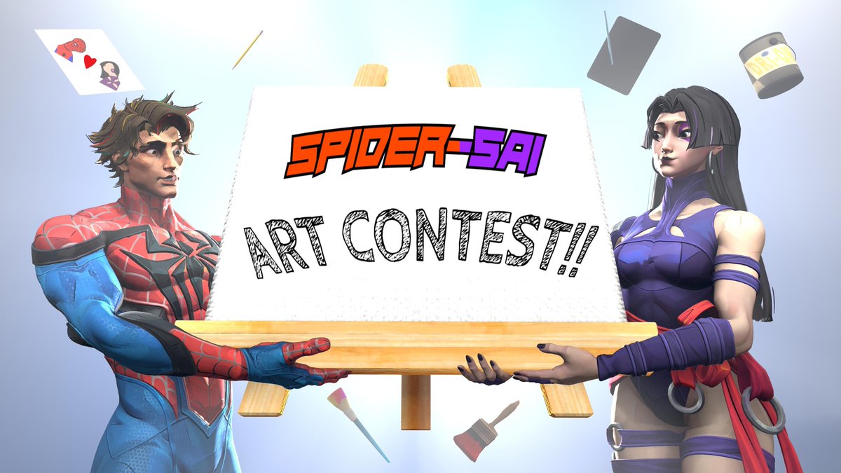 EggheadCobra's tweet photo. ATTENTION ARTISTS!

I am very excited to announce that I will be hosting a $500 SPIDER-SAI ART CONTEST!

What is Spider-Sai, for those who don't follow me? It's a fan ship between Spider-Man (Peter Parker) and Psylocke (Sai), which began through Marvel Rivals.

The objective is simple! Draw Peter and Sai doing whatever you want and however you want, as long as you follow these rules:

Rule #1: PETER AND SAI
NO Miles Morales, Miguel O'Hara, or any other spider-person, and NO Betsy Braddock or Kwannon. For those who are unsure of the difference between the three Psylockes, this brief explanation might help you.
https://t.co/PuDWnRxVHp

Rule #2: OTHER MARVEL CHARACTERS
You may include any other Marvel character, as long as Peter and Sai are the primary focus. Miles, Miguel, Betsy, Kwannon, and all spider-people are eligible for this rule. MARVEL CHARACTERS ONLY.

Rule #3: OUTFITS
Peter and Sai cannot wear outfits that are offensive, explicit, sensitive, or from other franchises. Besides that, you are free to dress them as you like (Canon, Marvel Rivals skins, casual, or original hero outfits), as long as it's clear that it's Peter and Sai wearing those outfits. You can even make them wear other Marvel characters' outfits if you like.

Rule #4: FORBIDDEN ENTRIES
Offensive, explicit, sensitive, violent, erotic, personal attacks, ship bashing, and political/real world issues.

Rule #5: ONE ENTRY PER ARTIST
Your Twitter/X account must be at least 6 months old. And no alt accounts.

Rule #6: YOU MUST PUT THE #spidersai AND #artcontest HASHTAGS IN YOUR POST
You may include other hashtags, but these two are required.

Rule #7: PRIZE MONEY WILL BE SENT THROUGH PAYPAL
If you do not have access to PayPal, your entry will not be eligible.

Rule #8: YOU MUST BE 18 YEARS OR OLDER TO ENTER

Rule #9: 2D ART ONLY
This was a tough one, but as a 3D artist myself (3D model poser to be exact), 2D and 3D art fall under very different technical and execution standards, and it's difficult balancing both of them under the same contest. To my fellow 3D artists and model posers, I am truly sorry. HOWEVER, you are still eligible to submit a 2D entry.

Rule #10: NO AI
In order to ensure that every entry is legitimate, you must provide a timelapse, or images of your progress, along with your entry.

VICTORY PRICES!
1st Place : $500
2nd Place: $300
3rd Place: $100

OTHER INFO:
- I am this contest's sole host and judge.
- Traditional and digital art are both welcome.
- This is a general Marvel contest, not just Marvel Rivals.
- No entry requirements. Simply upload your art and you're officially a contestant.
- Winners will NOT be chosen via a raffle, a poll, post popularity, or a tournament, they will be chosen based on my own judgement.
- Three overall winners. No categories.
- I don't take DMs. I will only send DMs to the contest winners.
- Besides requiring PayPal, ANYONE can enter. Whether or not you ship Spider-Sai, follow my page, or care about Marvel Rivals, ALL artists are welcome.

The contest begins TODAY!
OCTOBER 4th, 2026
Deadline is:
NOVEMBER 7th, 2026 at exactly 12pm US Eastern Time

If you have any questions regarding the contest, comment down below, and I will try to answer them to the best of my abilities.

DISCLAIMER:
This contest is an unofficial non-profit fan project that is not sponsored, endorsed, funded, or associated with Marvel, Disney, or even NetEase, and the price money is coming entirely out of my pocket. Spider-Man and Psylocke are a property of Marvel and Disney.

GOOD LUCK AND HAVE FUN!

#Marvel #MarvelRivals #spiderman #psylocke
