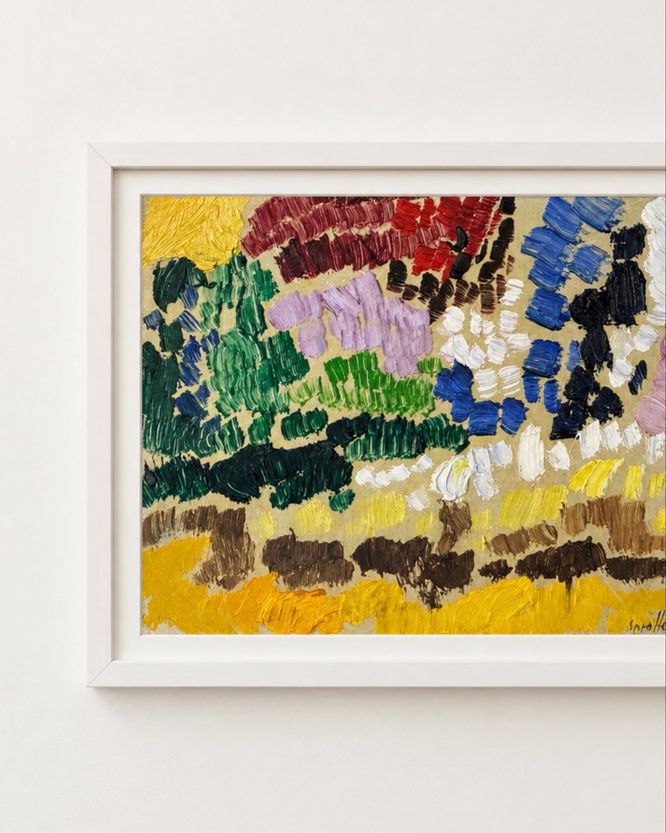 FFAFineArt's tweet photo. Colour becomes light. Rhythm becomes landscape.
For me, Sprotte is a reminder to look beyond what we see — and feel the landscape within.
#SiegwardSprotte #ColourfulImprovisation #ArtAndNature #GermanArt #FalkensternFineArt https://t.co/a6BfuPDGxD