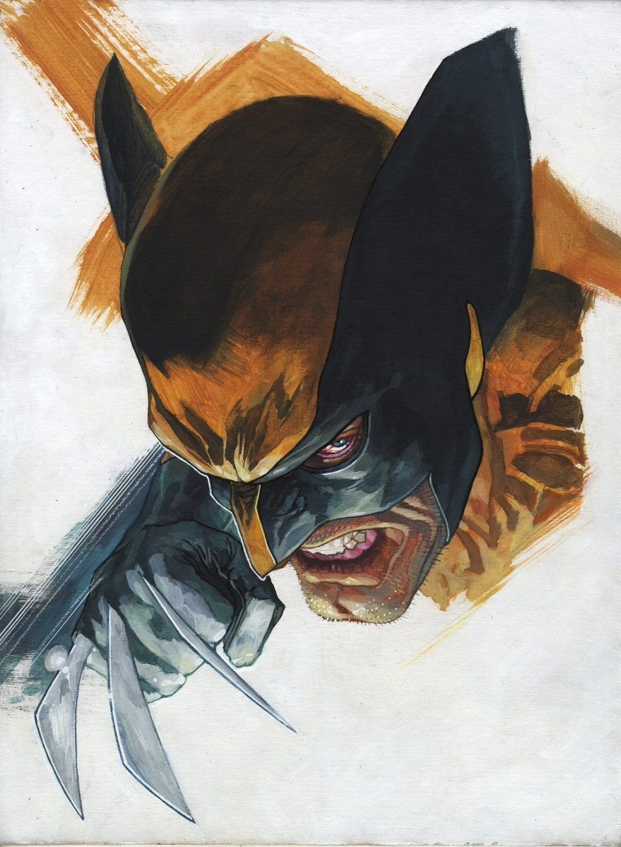 KEVINTOMIRANDA's tweet photo. Wolverine by @SBianchiArt https://t.co/DXU6mHDYwS