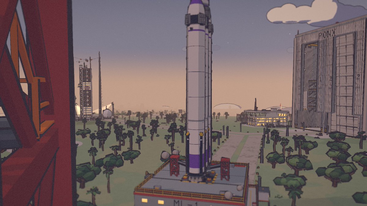 ponxwork's tweet photo. Last stretch of the crawlerway.

From 44 metres up the Pad A tower at dusk, the crawler brings an Albatross heavy up to the pad with Launch Control lit behind it.

https://t.co/PvvawrUp48 https://t.co/v9oAtwbzCJ