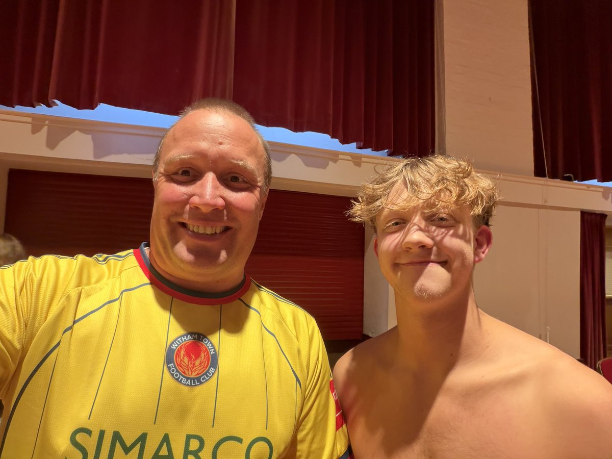 JamesBeardwell's tweet photo. I just been to watch the @WrestleForceUK at the Witham Public Hall today! I really enjoyed it! It’s also been great to meet some of the wrestlers afterwards too! 👍🏻🤼 https://t.co/KpXewHU3P4