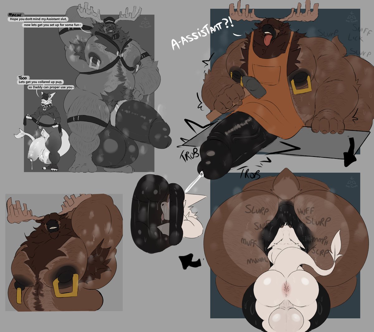 Sad_Tomatoo's tweet photo. Daily routine with your moose dad~

🫎x🐉 https://t.co/ULDNBdjQ1O