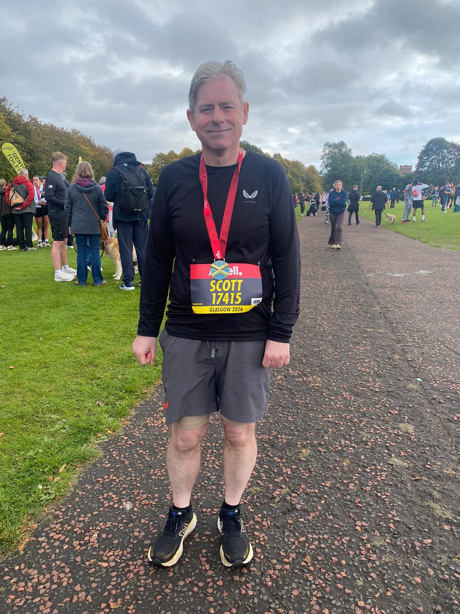 ScottMo68256087's tweet photo. My third year at Glasgow Great Scottish Run. Wonderful crowd who were SO encouraging. Well done to all my fellow finishers. https://t.co/Zecufu4tJZ