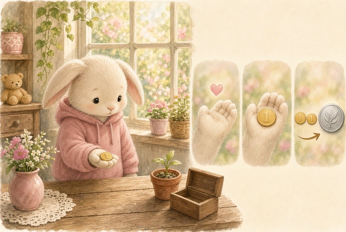 smnSk241687's tweet photo. Once @grok started using bunnies to teach me computer science, we got the:

Binary Bunnies.

They keep swapping coins in their paws to show me how binary works.

Dying of cuteness. 🥹💞 https://t.co/GfrYmih8TC
